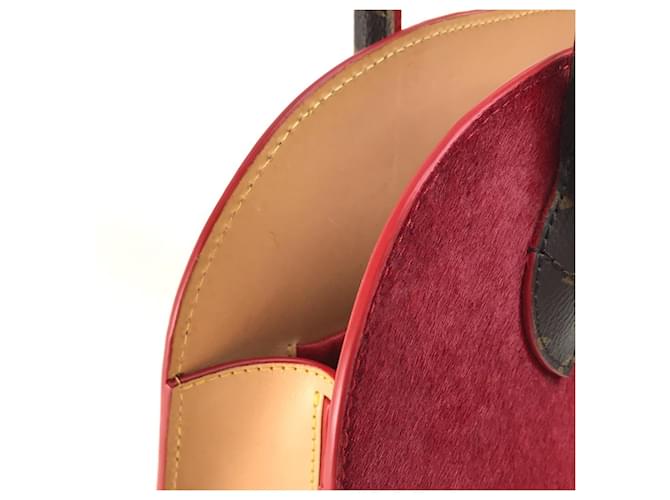 Borsa Louis Vuitton Monogram Studded Marrone Rosso Monogramma - vista 11