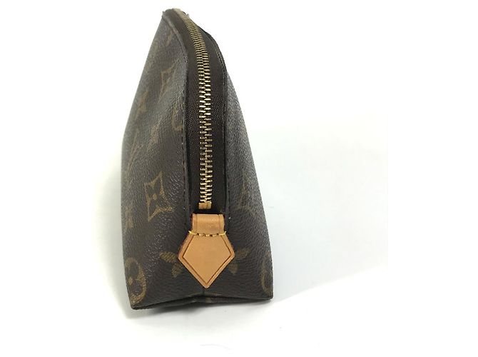 Pochette Cosmetica in Tela Monogram Louis Vuitton Marrone - vista 4
