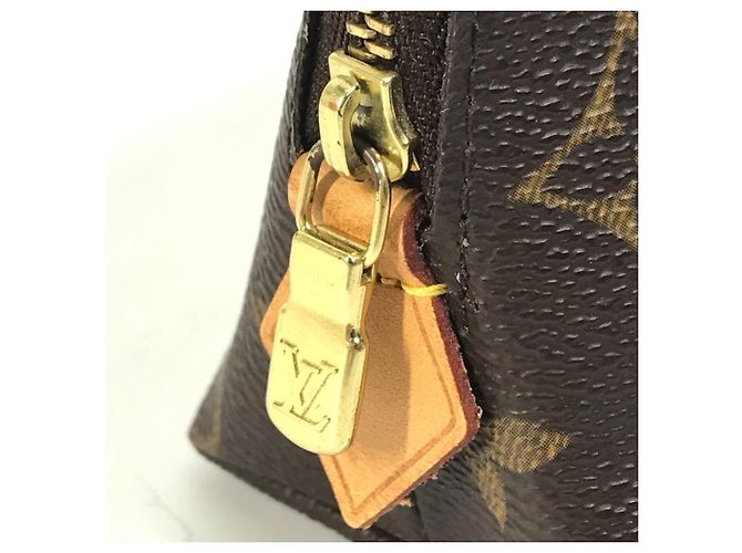 Pochette Cosmetica in Tela Monogram Louis Vuitton Marrone - vista 7