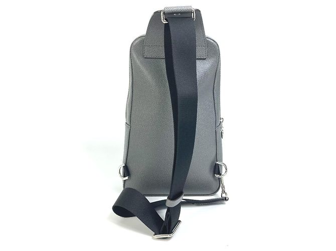 Borsa a Spalla Avenue Taiga Louis Vuitton Marrone Grigio - vista 2