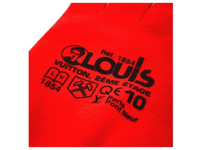 Guanti Gon RGB MP2336 Louis Vuitton Rosso - vista 10