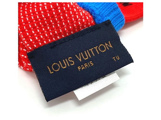 Guanti Gon RGB MP2336 Louis Vuitton Rosso - vista 8