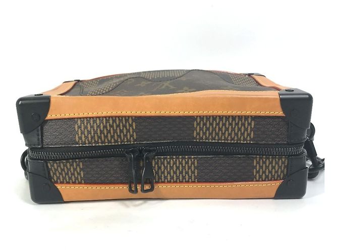 Borsa a Spalla Pochette Louis Vuitton Damier Giant Collaborazione NIGO Marrone - vista 10