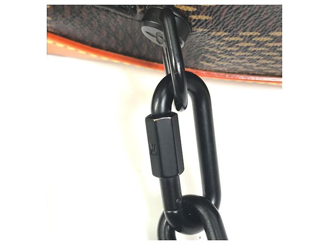 Borsa a Spalla Pochette Louis Vuitton Damier Giant Collaborazione NIGO Marrone - vista 13