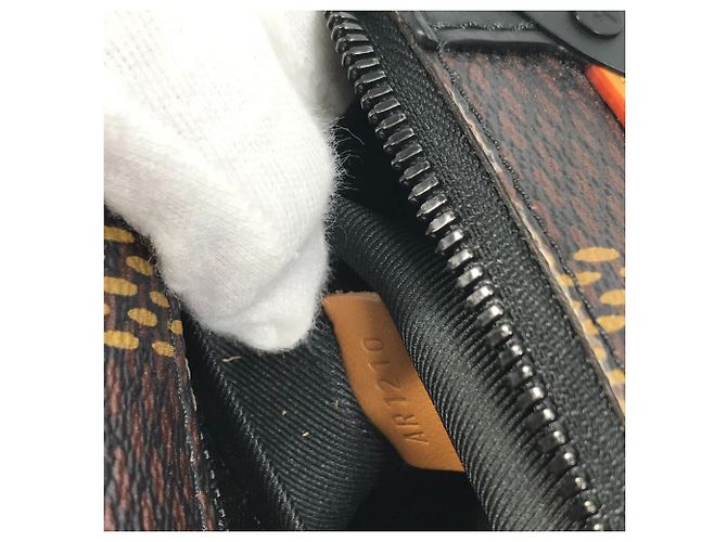 Borsa a Spalla Pochette Louis Vuitton Damier Giant Collaborazione NIGO Marrone - vista 16