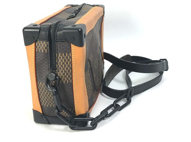 Borsa a Spalla Pochette Louis Vuitton Damier Giant Collaborazione NIGO Marrone - vista 2