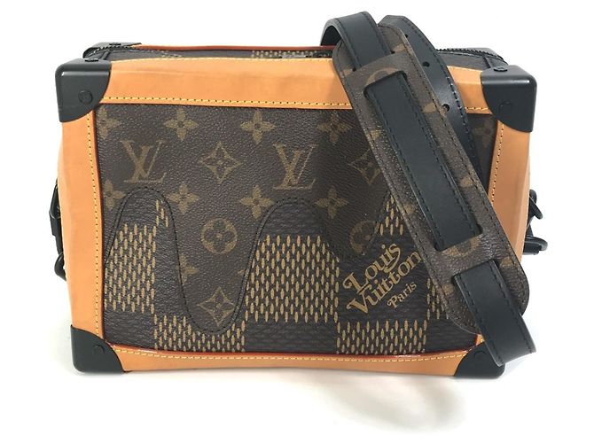 Borsa a Spalla Pochette Louis Vuitton Damier Giant Collaborazione NIGO Marrone - vista 7