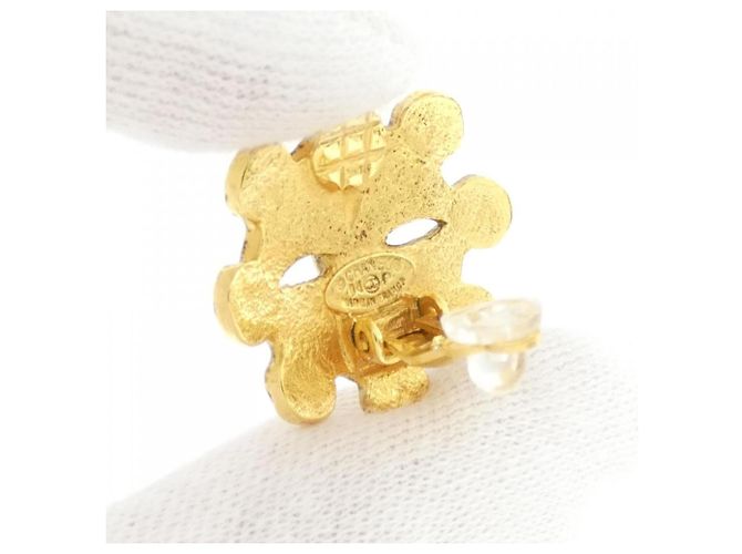 Orecchini a clip dorati Chanel 03034 D'oro - vista 4