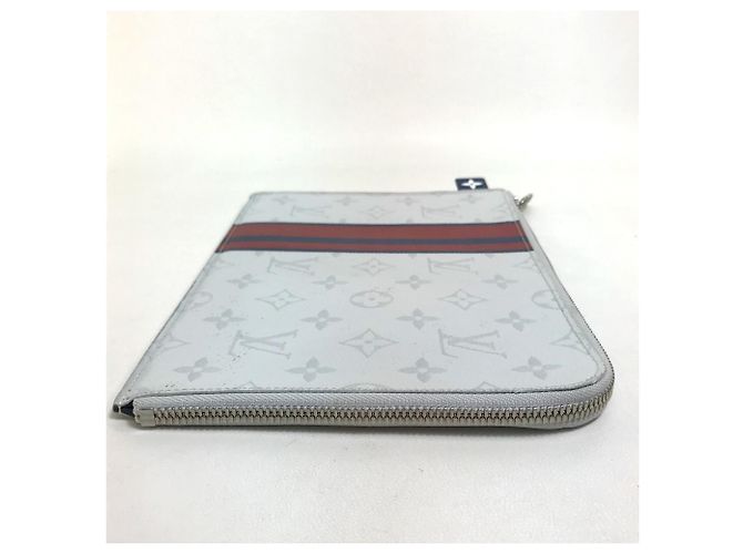 Pochette Jour PM Monogram Louis Vuitton Blanc Rouge Bleu - vue 4