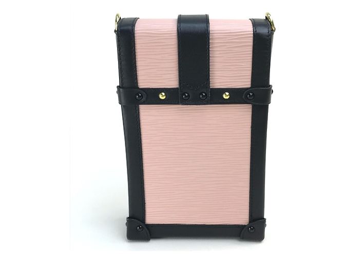 Pochette Trunk Vertical in Pelle Epi Louis Vuitton Rosa - vista 2