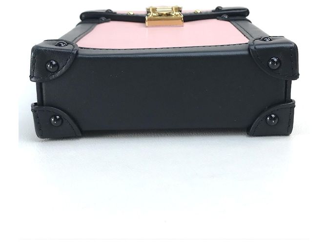 Pochette Trunk Vertical in Pelle Epi Louis Vuitton Rosa - vista 3