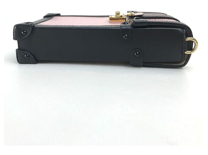Pochette Trunk Vertical in Pelle Epi Louis Vuitton Rosa - vista 5