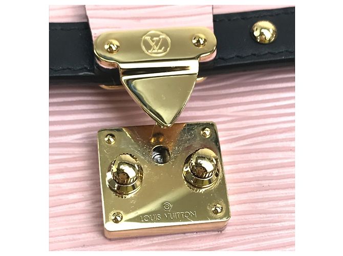 Pochette Trunk Vertical in Pelle Epi Louis Vuitton Rosa - vista 6