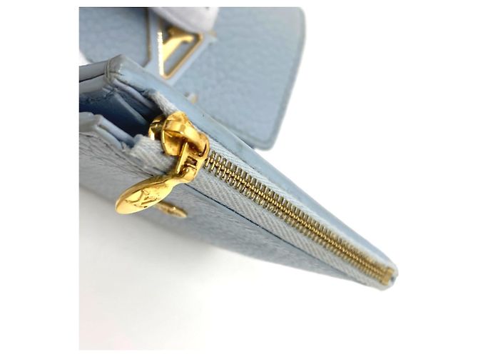 Portefeuille Capucines XS Compact à Trois Volets Louis Vuitton Bleu - vue 10