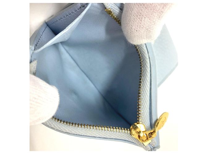 Portefeuille Capucines XS Compact à Trois Volets Louis Vuitton Bleu - vue 11