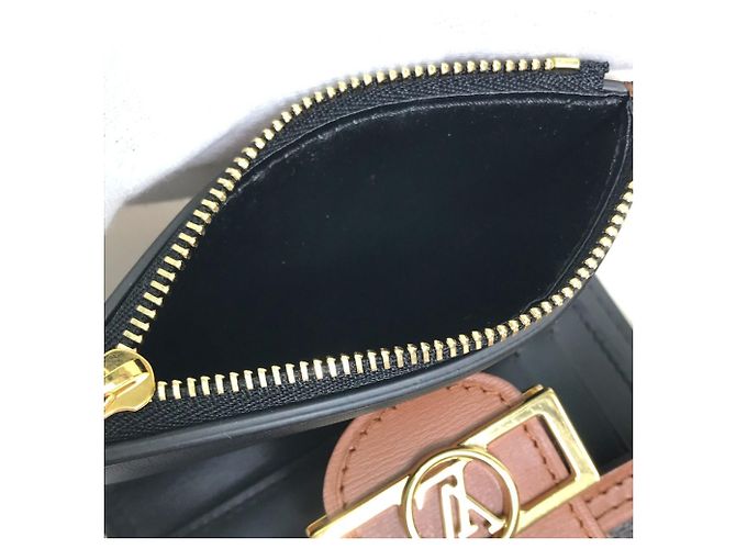 Portafoglio Compact Trifold Dauphine Monogramma Inverso Louis Vuitton Marrone - vista 12