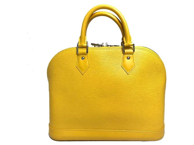 Louis Vuitton Epi Alma PM Tote Bag Gelb - Ansicht 2