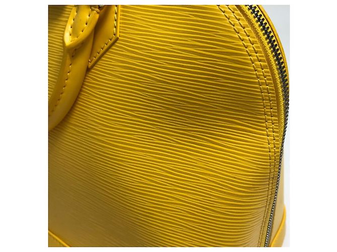 Louis Vuitton Epi Alma PM Tote Bag Gelb - Ansicht 7