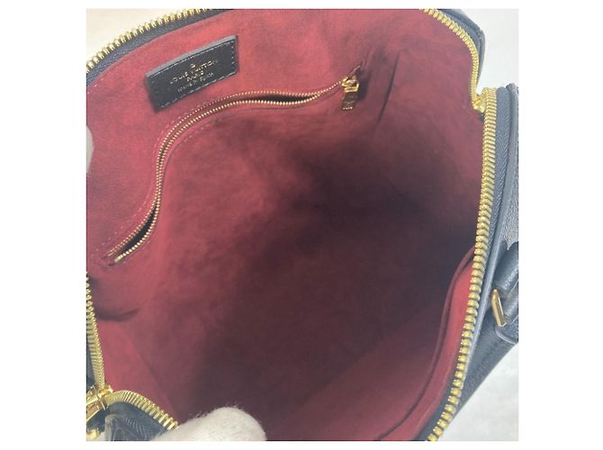 Borsa Louis Vuitton Monogram Empreinte Speedy Bandoulière 25 Nero - vista 11