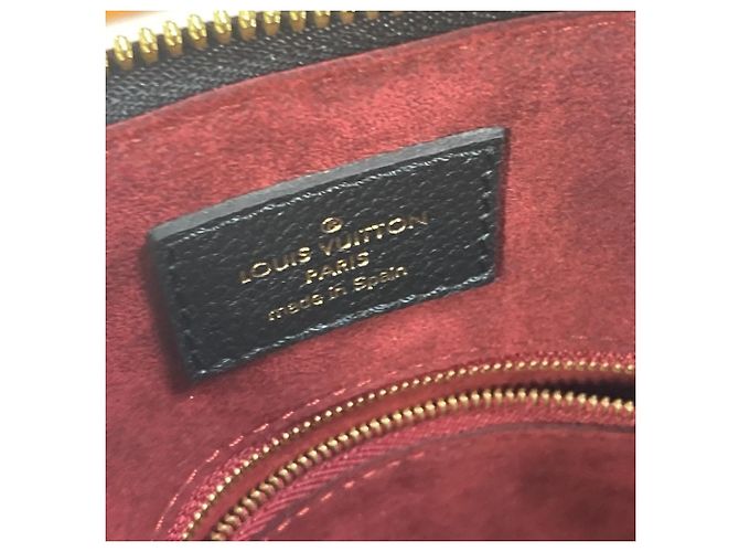 Borsa Louis Vuitton Monogram Empreinte Speedy Bandoulière 25 Nero - vista 12