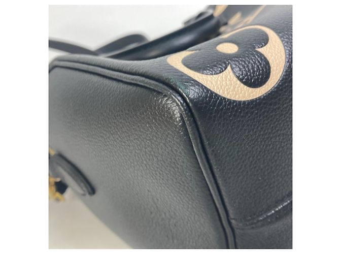 Borsa Louis Vuitton Monogram Empreinte Speedy Bandoulière 25 Nero - vista 6