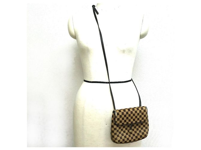 Bolsa de Ombro Pochette Gazelle Damier Sauvage M92130 Louis Vuitton Marrom - vista 15