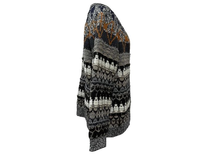 Stella Mc Cartney Fair Isle Cardigan aus mehrfarbiger Wolle von Stella McCartney Mehrfarben - Ansicht 2