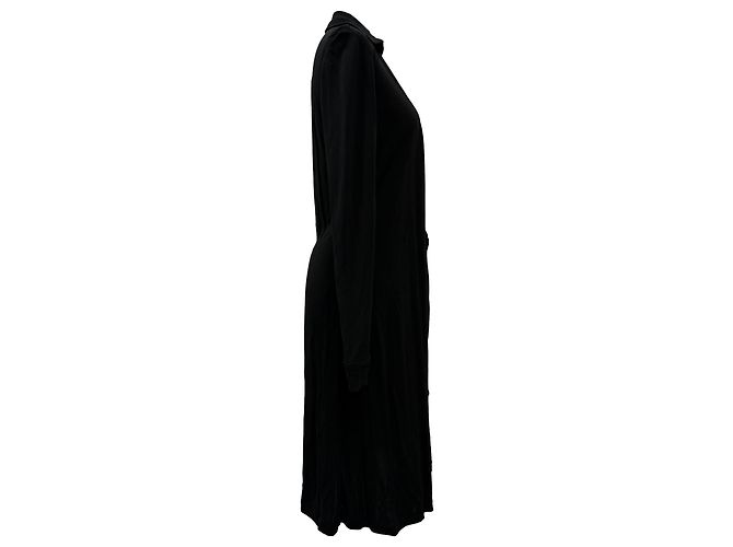 Abito nero in rayon con scollo a V, lunghezza ginocchio di Diane von Furstenberg - vista 2