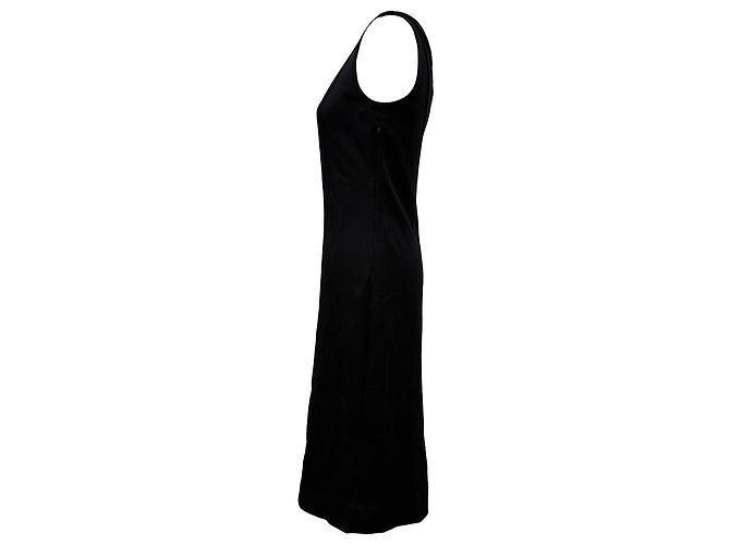 Schwarzes Polyester-Ein-Schulter-Kleid von Diane von Furstenberg, knielang - Ansicht 4