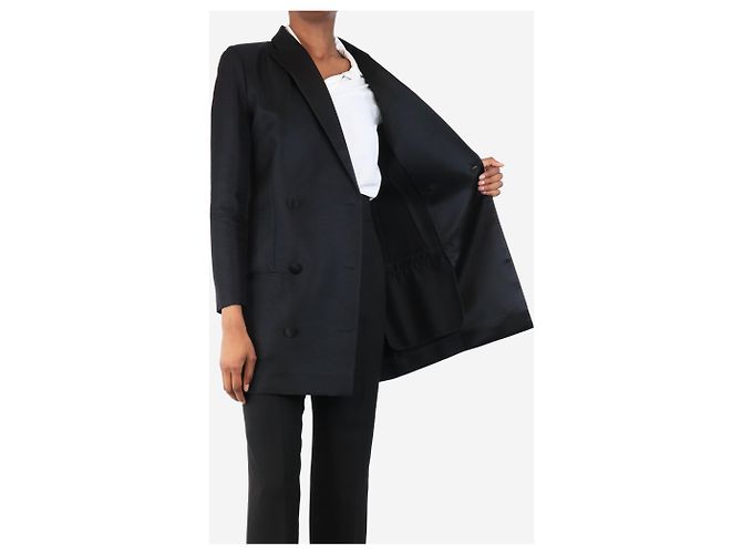Iro Schwarze doppelt knöpfbare Blazer - Größe UK 8 - Ansicht 4