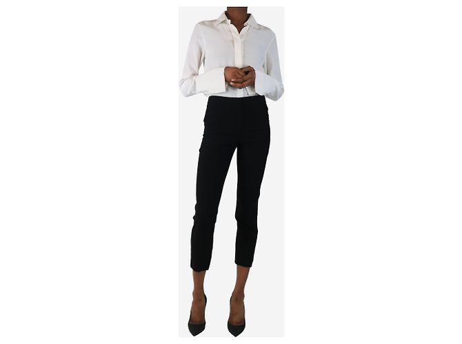 Alexander Mcqueen Pantalones negros a medida - talla UK 4 - vista 2