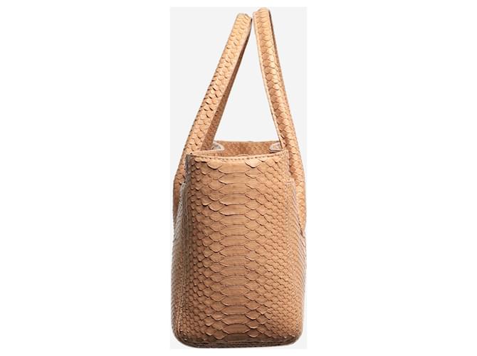Executive Chanel Borsa tote esecutiva in pitone marrone 2006 - vista 2