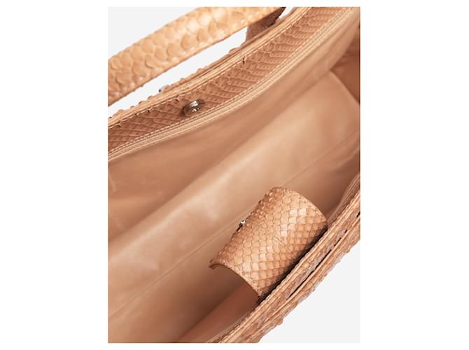 Executive Chanel Borsa tote esecutiva in pitone marrone 2006 - vista 4