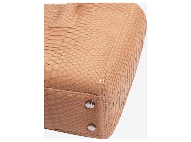 Executive Chanel Borsa tote esecutiva in pitone marrone 2006 - vista 6