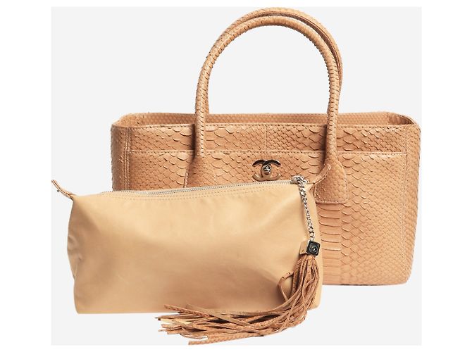 Executive Chanel Borsa tote esecutiva in pitone marrone 2006 - vista 8