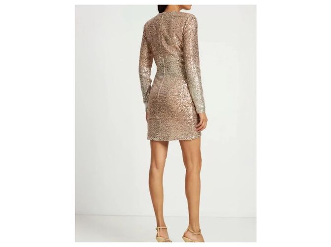 Abendkleid Elie Saab, Modell Pailletten Rosa Pink - Ansicht 3