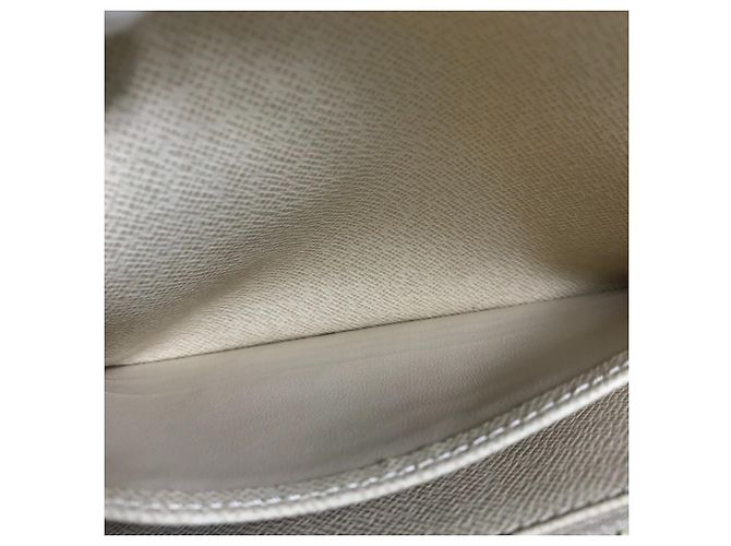 Sarah Louis Vuitton Damier Azur Langbörse Weiß - Ansicht 11