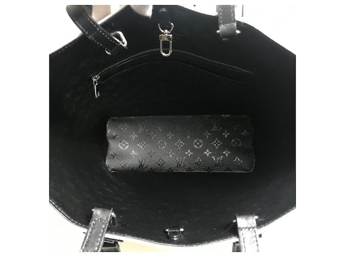 Louis Vuitton M45567 gestepptes Monogram Cabas Handtasche/Tote Bag Schwarz Weiß - Ansicht 9
