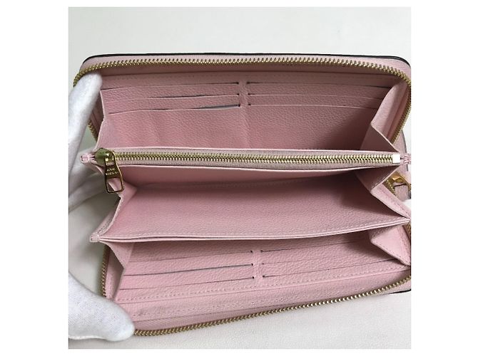 Zippy Geldbörse Monogram Empreinte Louis Vuitton Pink - Ansicht 6