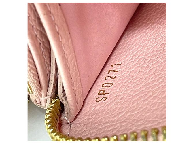 Cartera Zippy Monogram Empreinte Louis Vuitton Rosa - vista 10