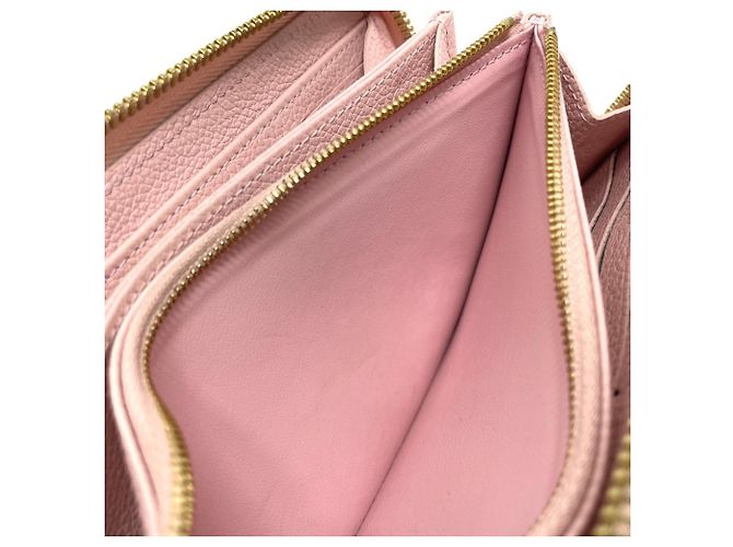 Cartera Zippy Monogram Empreinte Louis Vuitton Rosa - vista 12
