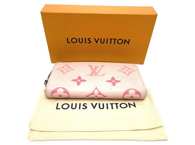 Cartera Zippy Monogram Empreinte Louis Vuitton Rosa - vista 13