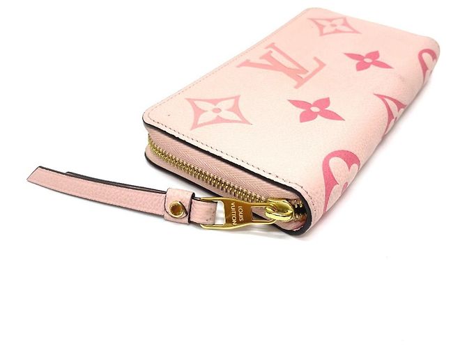 Cartera Zippy Monogram Empreinte Louis Vuitton Rosa - vista 3