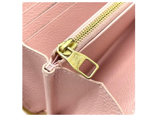 Cartera Zippy Monogram Empreinte Louis Vuitton Rosa - vista 9
