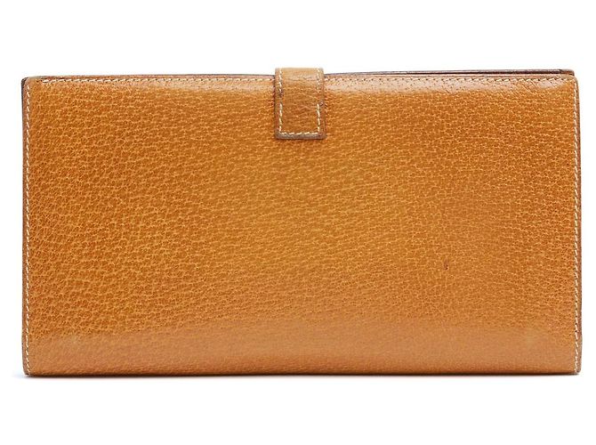 Béarn Cartera Hermès Kelly Cadenas 1995s de Cuero Natural Bearn Caramelo - vista 2