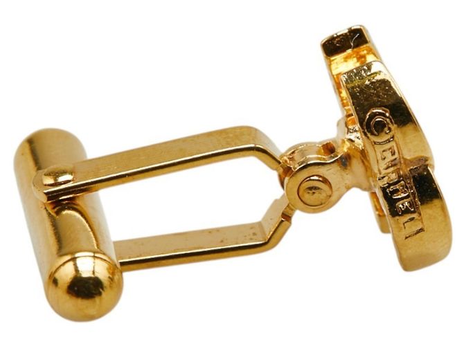 Chanel Coco Mark Mini Manschettenknöpfe Golden - Ansicht 4