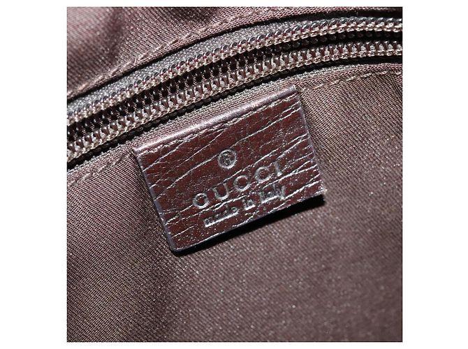GUCCI GG Supreme Shoulder Bag PVC Beige Silver 141198 Auth 133479 Silvery - view 15
