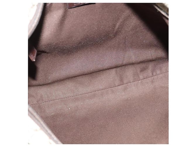 GUCCI GG Supreme Shoulder Bag PVC Beige Silver 141198 Auth 133479 Silvery - view 16