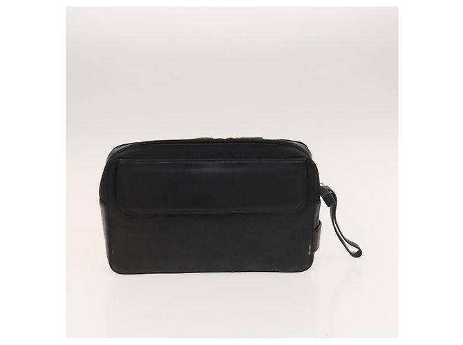 Gianni Versace Cartier Clutch Bag aus Leder 2Set Schwarz Bordeaux Auth BA4804 - Ansicht 3
