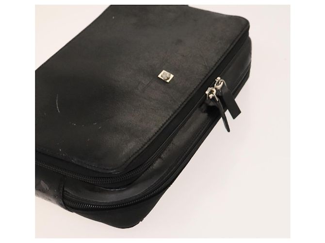 Gianni Versace Cartier Clutch Bag aus Leder 2Set Schwarz Bordeaux Auth BA4804 - Ansicht 5